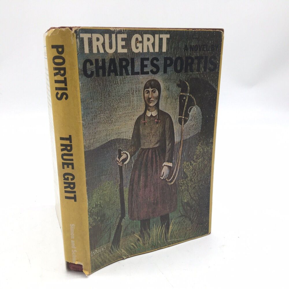 True Grit By Charles Portis Simon & Schuster 1968 1st Ed 4th Printing HC DJ